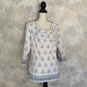 J. McLaughlin Cowl Necked Top